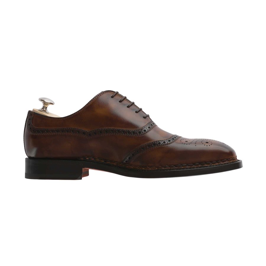 Shoes Bontoni | «Tiziano» Five-Eyelet Oxford With Perforated Details ...